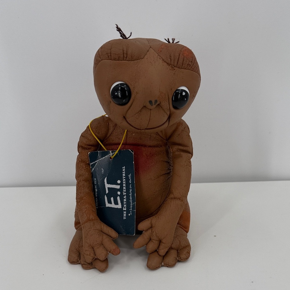 Vintage 1982 Kamar ET Plush Toy with Tags